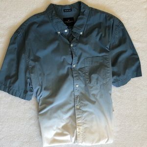American Eagle seriously-soft button up t-shirt